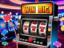 မြန်မာဂိမ်းချစ်သူများ Slots ကစားနေသောမြင်ကွင်း